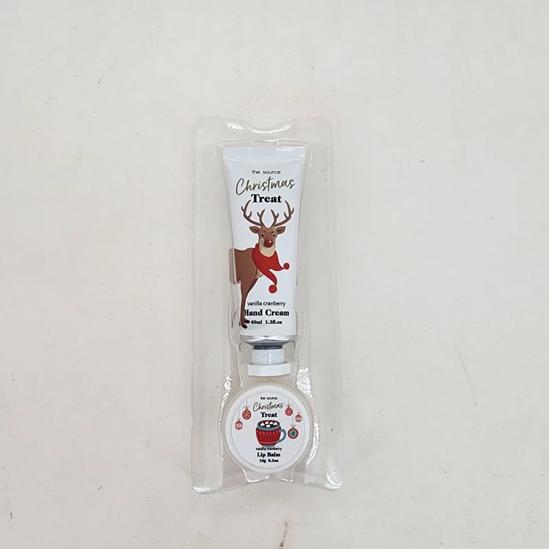 Hand Cream and Lip Balm Set
